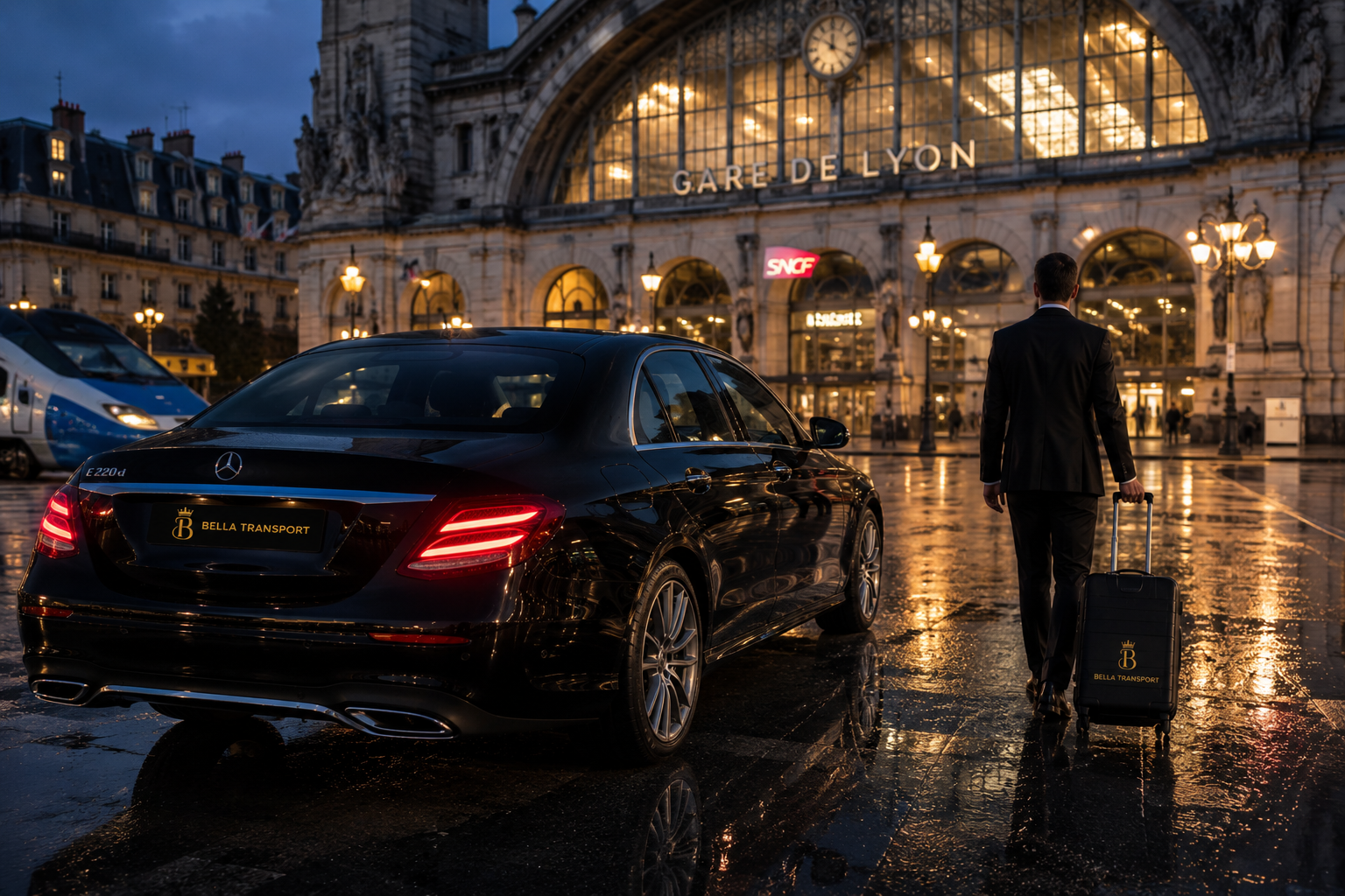 Transfert gare Paris avec chauffeur privé Bella Transport - Chauffeur privé à Paris et Île-de-France Transfert gare Paris avec chauffeur privé Bella Transport - Chauffeur privé à Paris et Île-de-France